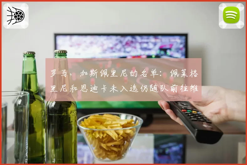 罗马,加斯佩里尼的名单:佩莱格里尼和恩迪卡未入选仍随队前往维罗纳